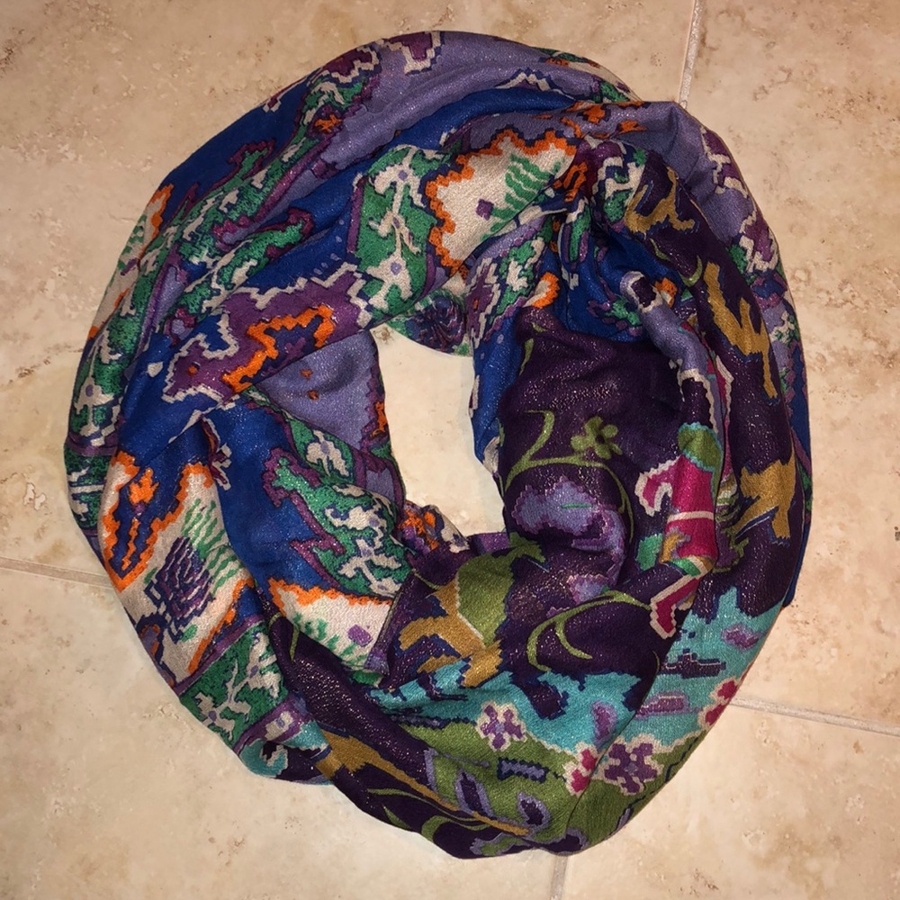 Patterned Infinity Scarf - image 1